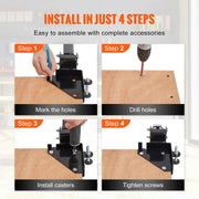 Load image into Gallery viewer, Amocart 400 lbs Universal Stand Lifting Fridge Adjustable Mobile Base Stand with Swivel Wheels for Refrigerator Washing Hine