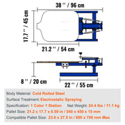 Load image into Gallery viewer, SucceBuy Screen Printing Machine 360° Rotable Silk Screen Printing Press 54x45cm Screen Printing Press Adjustable Tension