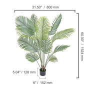 Load image into Gallery viewer, Amocart Artificial Palm Tree 4/5/6 FT Faux Plant Secure PE Material & Anti-Tip Tilt Protection Low-Maintenance Plant for Home