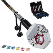Load image into Gallery viewer, SucceBuy Hydraulic Hose Crimper with Dies Snap-On & Carrying Case Hydraulic A/C Hoses Crimping Tool for Air Conditioning Repair