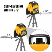 Charger l'image dans la visionneuse de galerie, 800M Professional Automatic Laser Leveler Electronic Self-Leveling Rotary Rotating Green Laser Level