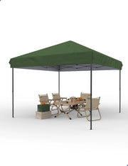 Bild in Galerie-Viewer laden, 10x10 ft Robuster Faltpavillon - Outdoor-Gartenpavillon mit 210D Oxford-Gewebe, rostbeständigem Rahmen, schnellem Aufbau, 3 einstellbaren Höhen, UV-Schutz, Rolltasche, Gewichtssäcken, Heringen, Abspannseilen