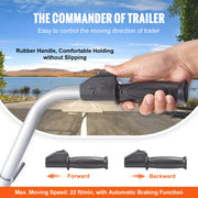 Load image into Gallery viewer, SucceBuy 5000lbs Electric Trailer Dolly 12V Trailer Jockey Wheel with 22 ft/min Speed & Adjustable Height for Moving Caravan