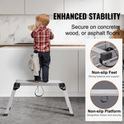 Load image into Gallery viewer, Amocart Folding Work Platform 330 lbs Load Capacity Aluminum Drywall Stool Ladder Heavy Duty Work Bench w/ Non-Slip Feet