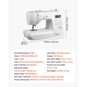 Bild in Galerie-Viewer laden, Amocart Computerized Sewing Machine 18/60/200 Stitch Applications LED Screen Foot Pedal and LED Light Heavy-Duty Metal Frame