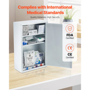 Load image into Gallery viewer, Amocart 3-Shelf First Aid Cabinet 1000Pcs Wall Mounted OSHA&ANSI 2015 (Class A) Industrial Emergency Metal Med Box for Business