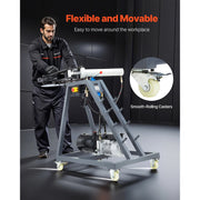 Load image into Gallery viewer, SucceBuy Electric Tube Bending Machine 750W Electric Tubing Bender w/ 6L Hydraulic Cylinder w/ 3 Dies for 1" 1-1/2" 1-3/4" Pipes