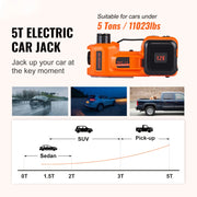 Load image into Gallery viewer, SucceBuy 5 Ton Electric Car Jack 11023 LBS Hydraulic Jack Lift Portable Car Jack for SUV Sedan Truck Change Tires Garage Repair