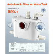 Load image into Gallery viewer, Amocart Macerator Pump 500W/700W/900W/1200W Waste Water Disposal Upflush Machine for Toilet, Basement, Shower, Laundry, Bathtub