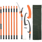 Load image into Gallery viewer, Amocart Manual Pole Saw Extendable Tree Pruner Sharp Steel Blade for Branches Trimming with Lightweight Aluminum Alloy Handle