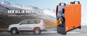 Load image into Gallery viewer, SucceBuy Diesel Heater 8KW Diesel Air Heater with LCD Panel and Remote Control Parking Heater Low Noise for Truck Trailer Boat