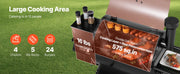 Charger l'image dans la visionneuse de galerie, WiFi App-Controlled Pellet Grill, Amocart BBQ Smoker with LCD Controller for Camping