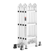 Load image into Gallery viewer, Amocart Multi-Purpose Folding Ladder 7-in-1 Tall Step Ladder A Frame Adjustable Telescoping for Household Outdoor Work