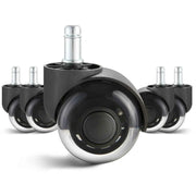 Charger l'image dans la visionneuse de galerie, Amocart 2/3 inch Set of 5 Office Chair Wheels Replacement Computer Gaming Desk Universal Caster for Hardwood Floors and Carpet
