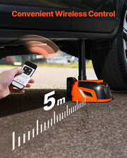 Load image into Gallery viewer, SucceBuy Electric Car Jack, 5T Adjustable Electric Scissor Jack Tire Changer with LED Light & Remote Controlfor Sedan SUV Truck