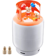 Bild in Galerie-Viewer laden, Amocart Refrigerant Recovery Tank 50 LBS Capacity 400 psi Portable Cylinder Tank with Y-Valve for Liquid/Vapor, for R22/R134A
