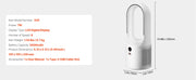 Load image into Gallery viewer, Amocart Desk Fan Bladeless 12.99 In Kids-Friendly Personal Portable Desk Fan 6-Speed USB Quiet Cooling Small Tower Fan for Home