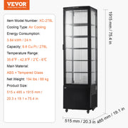 Charger l'image dans la visionneuse de galerie, Amocart 3.5/4.2/5/9.8 cft Refrigerated Display Case Large Commercial Pastry Display Refrigerator with LED Lighting for Bakery