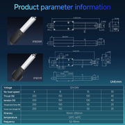 Load image into Gallery viewer, Mini telescopic linear actuator small micro 6V/12V/24VDC electric linear actuator stroke range 10-200mm Stronger load capacity