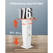 Load image into Gallery viewer, SucceBuy 176Lbs Electric Lifting Column System 14.2in-31in Height Three-stage Adjustable with Power Control Lift Table for Desk - AMOCART