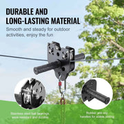 Load image into Gallery viewer, Amocart Zipline Kit for Kids Adult 160ft Zip Line Kits Up to 500 lbs with Stainless Steel Zipline Spring Brake Safety Harness