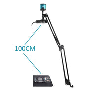 Bild in Galerie-Viewer laden, 4K Microscope For Electronics 48MP Digital Microscope Camera Optional 1-150x Lens LED Light Foldable Bracket Phone Pcb Soldering