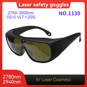 Load image into Gallery viewer, Laser Protection laser glasses 10600nm OD6 UV400 532nm 808nm 1064nm Laser Safety Glasses IPL glases Laser Protective glasses
