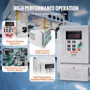 Load image into Gallery viewer, SucceBuy VFD 5HP4KW Singel Phase 220V-240V Input to 3 Phase 220V-240V Output Variable Frequency Drive for AC Motor Speed Control - AMOCART