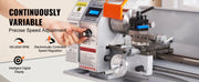 Bild in Galerie-Viewer laden, Amocart Brushless Mini Metal Lathe 7''x16'' / 180mm*400mm 800W Digital Display Continuously Variable Metalworking Turning