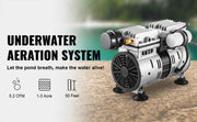 Charger l'image dans la visionneuse de galerie, Amocart Pond Aerator 550W, Up to 1Acre 50ft Lake Aeration System, Weighted Tube & Diffuser Included for Supply