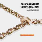 Load image into Gallery viewer, SucceBuy 2-Pack G80 Transport Binder Chain 3/8"5/16" Tow Chain with Clevis Hooks Logging Chain for Towing Truck Tie Down Binding - AMOCART