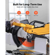 Load image into Gallery viewer, Amocart Circular Saw Blade Fine Finish Aluminum Cutting Blade for Circular Saw with Noise-Reducing Heat Vents for Cutting Steel