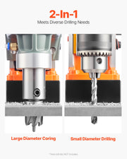 Load image into Gallery viewer, Amocart 11PCs Magnetic Drill Motor 1.6 in 1450W Boring Diameter 850RPM Speed 2810 lbf Portable Electric Mag Drill Press
