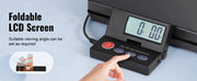 Bild in Galerie-Viewer laden, Amocart 110 lbs Digital Postal Shipping Scale with Timer 90° Foldable LCD Screen AC/DC Powered Package Scale for Laggage Home
