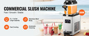Bild in Galerie-Viewer laden, Amocart 6L/1.6 Gal Commercial Slushy Machine 300W 25 Cups Single-Bowl Stainless Steel Margarita Smoothie Frozen Drink Maker