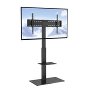 Bild in Galerie-Viewer laden, Amocart TV Stand Mount Swivel Tall TV Stand for 32 to 85 inch TV Height Adjustable Portable Floor TV Stand Max VESA 600 x 800mm