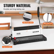 Load image into Gallery viewer, Amocart Coil Spiral Binding Machine Manual Book Maker 34-Holes Binding 120 Sheets Punch Binder Adjustable Coil Binding Spines