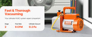 Load image into Gallery viewer, Amocart Vacuum Pump & Oil Bottle 3.5CFM/4CFM/5CFM 1-Stage or 6CFM 9CFM 2-Stage, R134a R22 R410a Systems Conditioner Maintenance