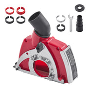 Charger l'image dans la visionneuse de galerie, Amocart Cutting Dust Shroud for Angle Grinders 4-5 in Angle Grinder Dust Shroud with 6 Clamping Washers for Concrete Wall Stone