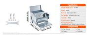 Load image into Gallery viewer, SucceBuy Automatic Chicken Feeder 25 lbs Capacity Feeds 10 Chickens up to 11 Days Galvanized Steel Poultry Feeder