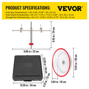 Load image into Gallery viewer, 40-200mm 40-300mm Adjustable Steel Hole Saw Cutter Kit w/ Shield Hole Cutter Drill Bit DIY Tool Sheetrock Veneer Slate
