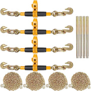 Load image into Gallery viewer, Amocart 7100 lbs Ratchet Chain Binder Heavy Duty Secure Load with Anti-skid Handle Tie Down Hauling for Flatbed Truck Trailer