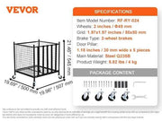 Load image into Gallery viewer, Amocart Rolling Sports Ball Storage Cart Sport Equipment for Indoor Outdoor Steel Storage Rack for Garages Gym and Schools