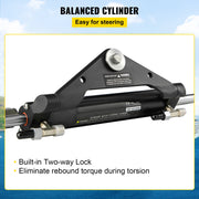Load image into Gallery viewer, SucceBuy Hydraulic Steering Cylinder 150HP HC4645H Front Mount Hydraulic Outboard Marine Steering Cylinder Fit for Boat Steering