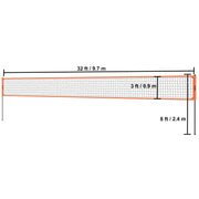 Load image into Gallery viewer, SucceBuy Outdoor Volleyball Net System Adjustable Height Steel Poles with PVC Volleyball Pump Carrying Bag for Beach Lawn