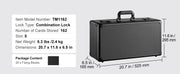 Load image into Gallery viewer, SucceBuy Graded Card Storage Box 4 Slots or 5Slots with Key Lock or Coded Lock Foam Dividers for 96/108/120/162 PSA Graded Cards
