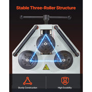 Charger l'image dans la visionneuse de galerie, SucceBuy 2.2KW Electric Roll Bending Machine with 180° Maximum Bending Angle Support Horizontal/Vertical Operation (220V 60Hz)