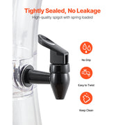 Load image into Gallery viewer, SucceBuy Beverage Dispenser 3.4 Gallon Drink Dispenser for Parties Plastic Juice Dispensers with No-Drip Spigot for Restaurants - AMOCART