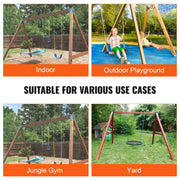 Load image into Gallery viewer, SucceBuy A-Frame Middle Swing Set Brackets Heavy Duty Carbon Steel Swing Set Hardware with Mounting Hardware - AMOCART