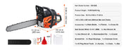 Load image into Gallery viewer, Amocart Gas Chainsaw Gasoline Powered Chain Saw Handheld Cordless Petrol Chainsaws for Tree Wood Branch Cutting Tree Trimming